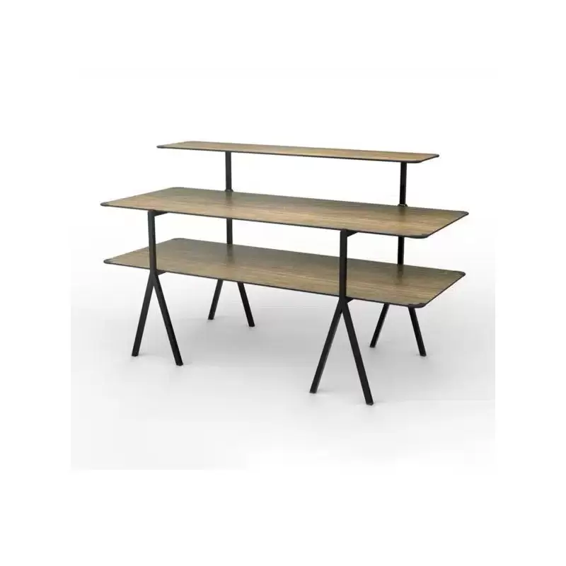 Rosseto MT-3001WB Rosseto Modulite 3 Level Kit - Walnut 2 Table Top...