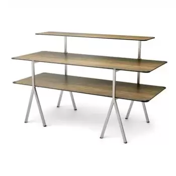 Rosseto MT-3001WS Rosseto Modulite 3 Level Kit - Walnut 2 Table Top...