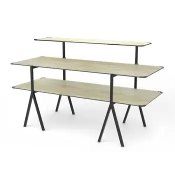 Rosseto MT-3002NWB Rosseto Modulite 3 Level Kit - Natural Wood 2 Ta...