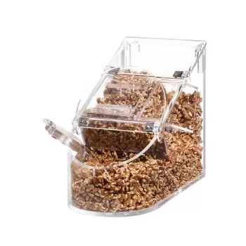 Rosseto SA126 Rosseto BULKshop 3.5 Gallon Acrylic Scoop Bin - 1 Pie...