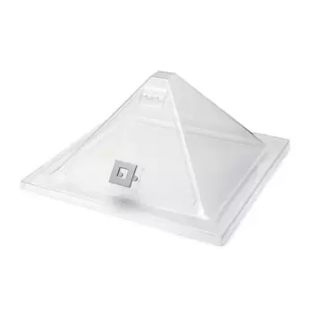 Rosseto SA123 Rosseto Clear Acrylic Pyramid Cover with Flip Door fo...