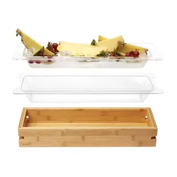 Rosseto SA118 Rosseto Clear Acrylic Insert for Natura Medium Bamboo...