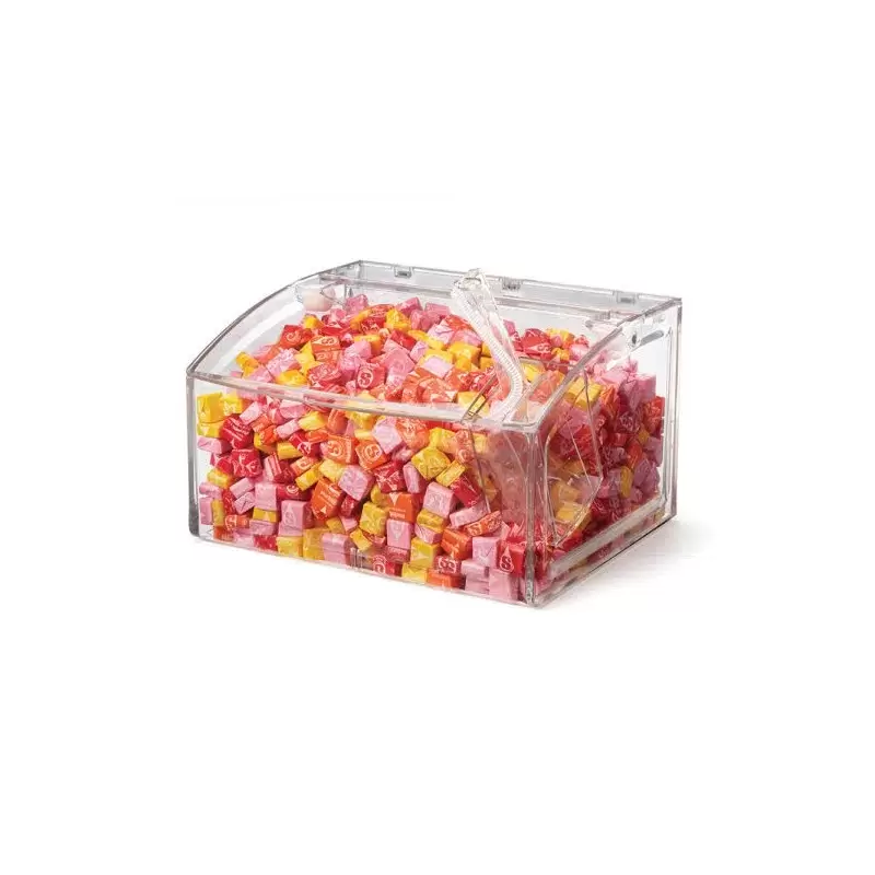Rosseto SA129 Rosseto Clear 2.1 Gal. Scoop Bin with Scoop - 1 Piece...