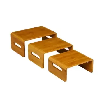 Rosseto SB101 Rosseto Bamboo Nesting Risers (3 pcs.) - 1 Piece - 11...