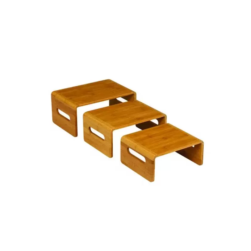 Rosseto SB101 Rosseto Bamboo Nesting Risers (3 pcs.) - 1 Piece - 11...