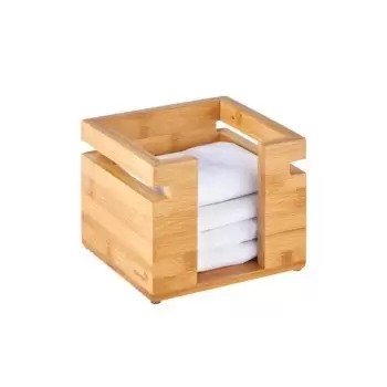 Rosseto SB107 Rosseto Natura Square Bamboo Napkin Holder - 1 Piece ...