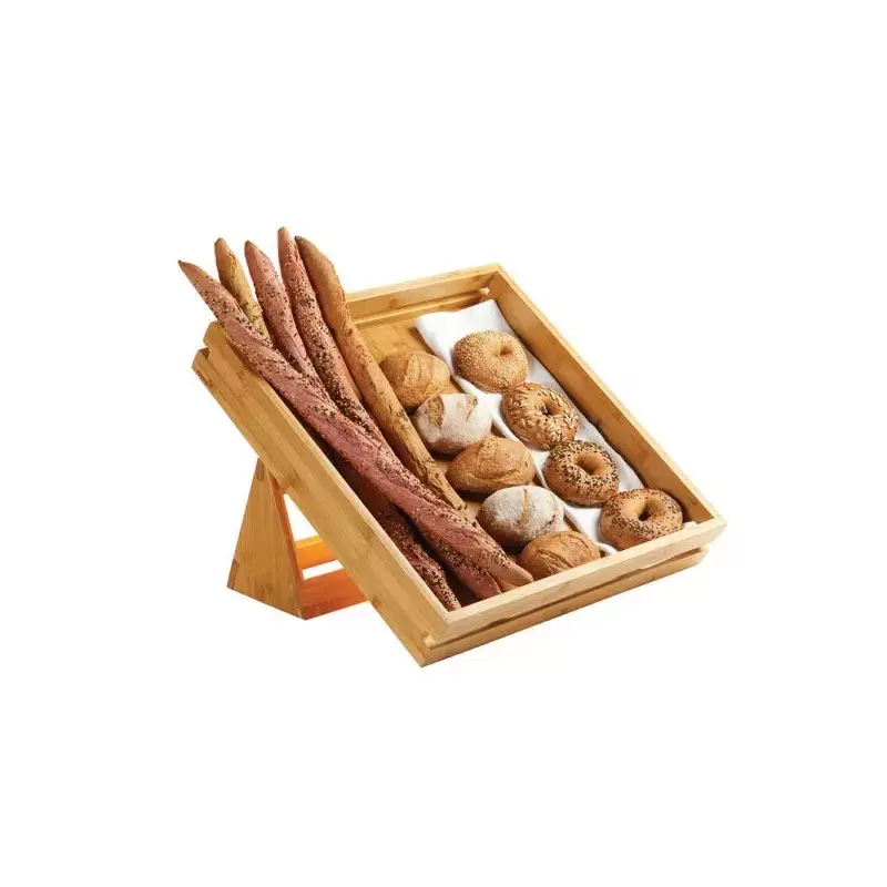 Rosseto SB112 Rosseto Natura Bamboo Large Tray & Stand Set (2 pcs.)...