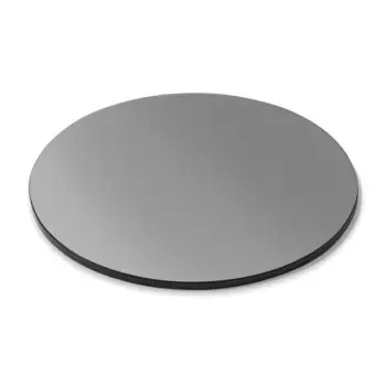 Rosseto SG004 Rosseto 14" Round Black Tempered Glass Surface - 1 Pi...