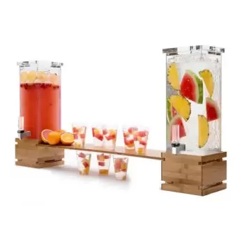 Rosseto SK007 Rosseto Natura Bamboo Beverage Station (includes Two ...