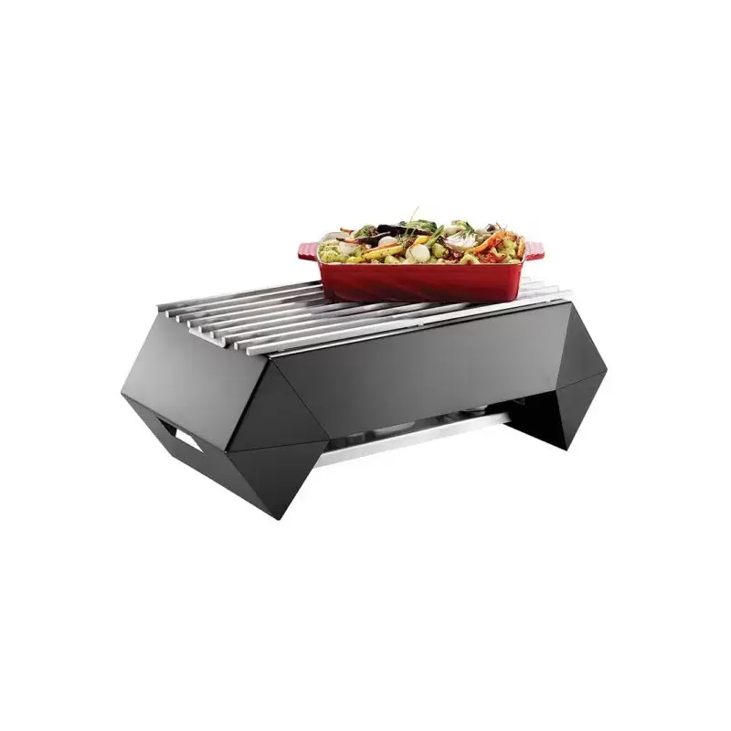 Rosseto SK046 Rosseto Diamond Multi-Chef 10" Black Matte Warmer Kit...