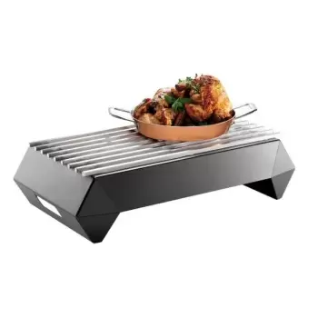 Rosseto SK047 Rosseto Diamond Multi-Chef 7" Black Matte Warmer Kit ...