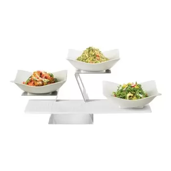 Rosseto SK048 Rosseto 5PC KIT-Swan Multi-Level System Stainless Ste...