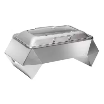 Rosseto SK060 Rosseto Diamond Multi-Chef 10” Stainless Steel Chafer...