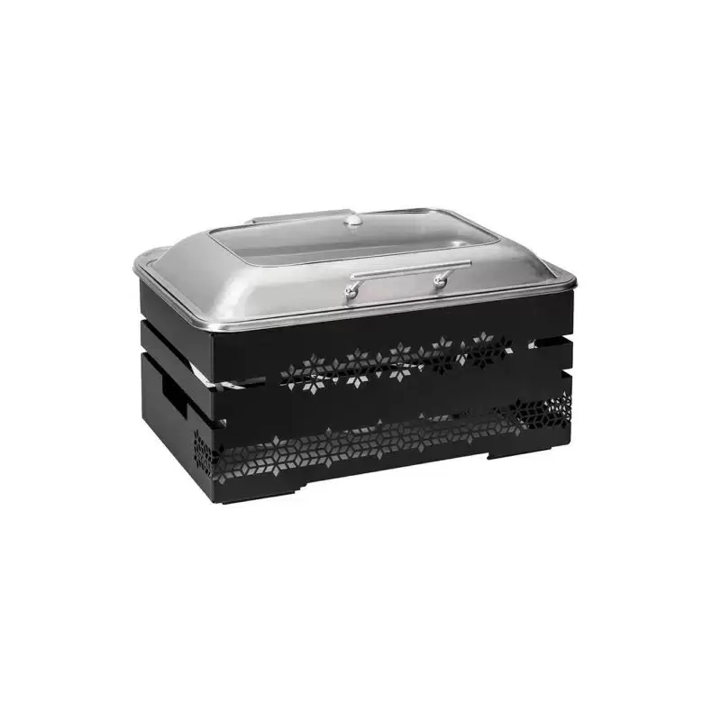 Rosseto SK066 Rosseto MosaicTM Multi-Chef 10” Black Chafer with Sof...
