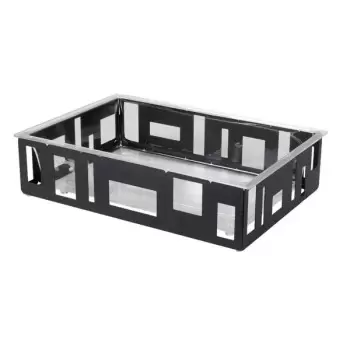 Rosseto SM114 Rosseto X-Large Black Matte Ice Tub with Drain Tube -...