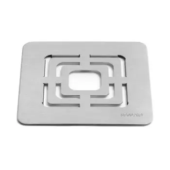 Rosseto SM139 Rosseto Flat Square Stainless Steel Grill Top - 1 Pie...