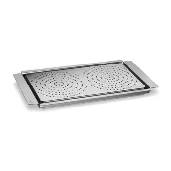 Rosseto SM217 Rosseto Multi-Chef Stainless Steel Griddle with Flatb...
