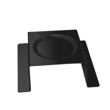 Rosseto SM170 Rosseto Square Black Matte Burner Stand - 1 Piece - 7...