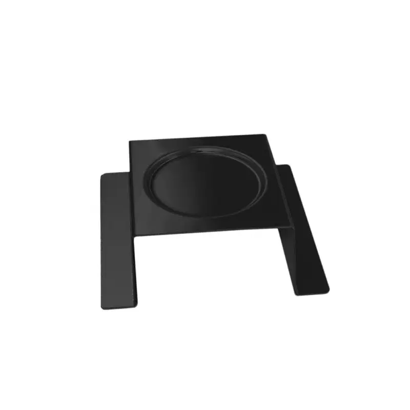 Rosseto SM170 Rosseto Square Black Matte Burner Stand - 1 Piece - 7...