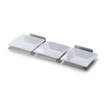 Rosseto SM215 Rosseto Stainless Steel Spice Shelf with 3 Porcelain ...
