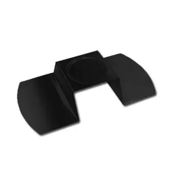 Rosseto SM172 Rosseto Round Black Matte Burner Stand - 1 Piece - 14...