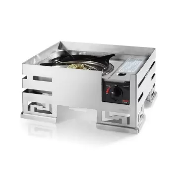 Rosseto SM216 Rosseto Mini-Chef Stainless Steel Warmer Frame - 1 Pi...