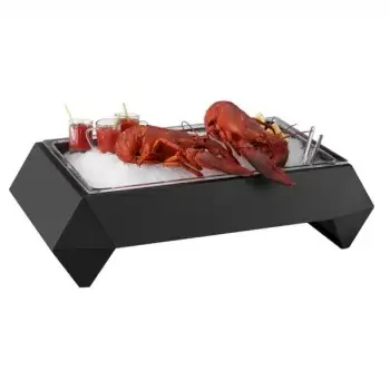 Rosseto Diamond Multi-Chef 7" Black Cooler - 1 Piece - 25.5 x 16 x 8 In.