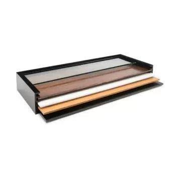Rosseto SMM003 Rosseto SKYCAP Rectangle Black Acrylic Surface Case ...