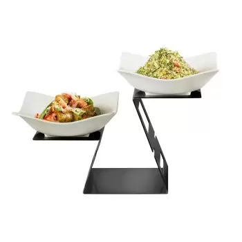 Rosseto SM340 Rosseto Swan Black Matte Multi-Level Riser with Two L...