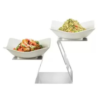 Rosseto SM282 Rosseto Swan Stainless Steel Multi-Level Riser with T...