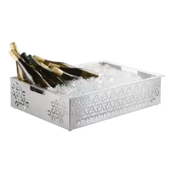 Rosseto Iris X-Large Stainless Steel Cooler - 1 Piece - 26.5 x 18.5 x 7 In.