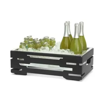 Rosseto Multi-Chef 7" Black Matte Cooler - 1 Piece - 21.5 x 13.5 x 7.38 In.