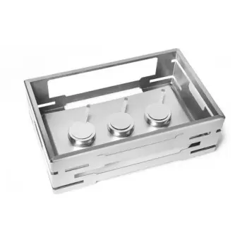 Rosseto SM229 Rosseto Multi-Chef 7" Stainless Steel Warmer with 3 F...