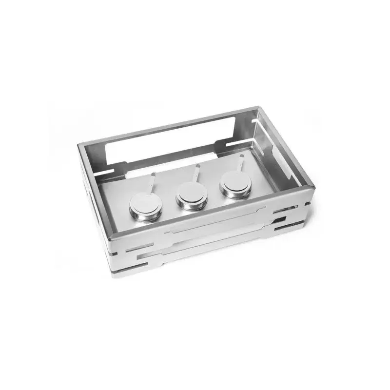 Rosseto SM229 Rosseto Multi-Chef 7" Stainless Steel Warmer with 3 F...