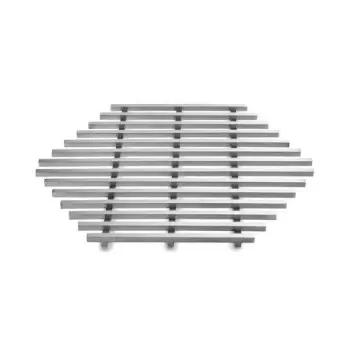 Rosseto SM224 Rosseto Honeycomb Medium Stainless Steel Track Grill ...