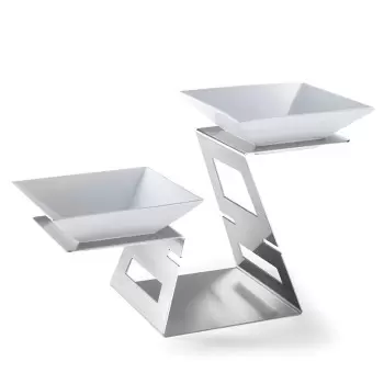 Rosseto SM221 Rosseto Swan Stainless Steel Multi-Level Riser with T...