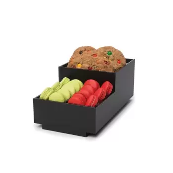 Rosseto BD112 Rosseto Small Black Acrylic Condiment Tray - 1 Piece ...