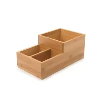 Rosseto BD108 Rosseto Small Bamboo Condiment Tray - 1 Piece - 8 x 1...