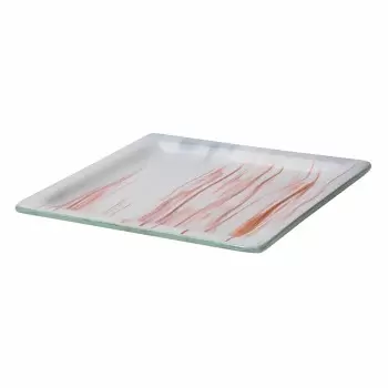 Rosseto GLS060GW Rosseto Aroma Gold & White Sqare Platter with Rim ...