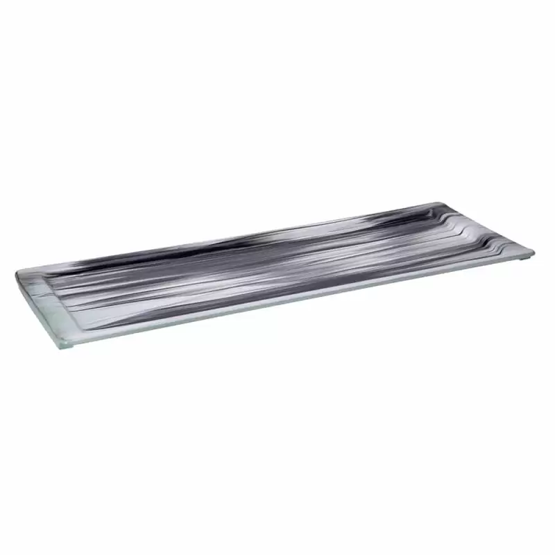 Rosseto GLS062BW Rosseto Aroma Black & White Large Rectangle Platte...