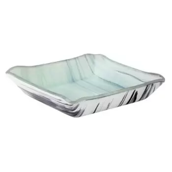 Rosseto GLS063BW Rosseto Aroma Black & White Square Conical Bowl - ...
