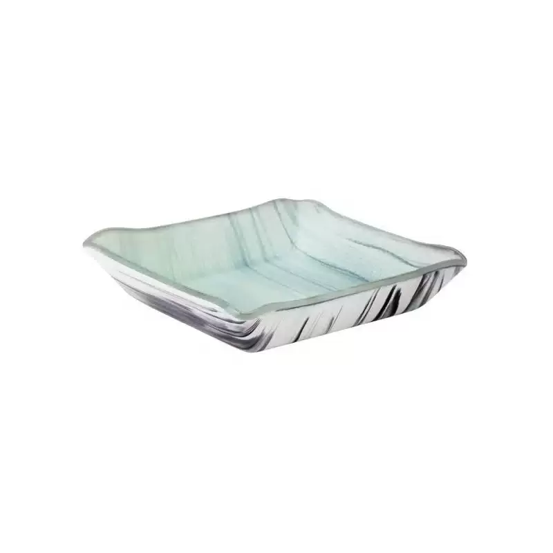 Rosseto GLS063BW Rosseto Aroma Black & White Square Conical Bowl - ...
