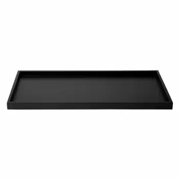 Rosseto RBLS200 Rosseto Sky Rize Medium Rectangle Black Bamboo Shel...