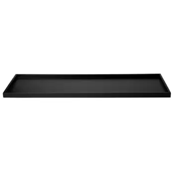 Rosseto RBLS300 Rosseto Sky Rize Large Rectangle Black Bamboo Shelf...