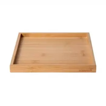 Rosseto RBS100 Rosseto Sky Rize Small Square Bamboo Shelf - 1 Piece...