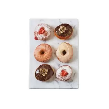 Cal-Mil Carrara Marble Melamine Serving Board - 15" x 11" x 1/2"
