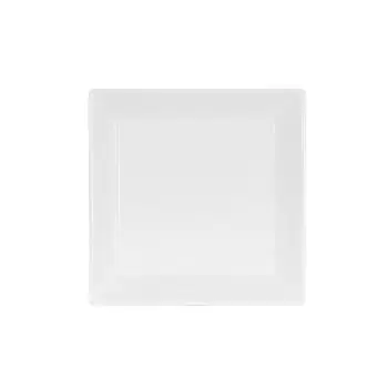 Cal-Mil 8" Square Melamine Plate - White