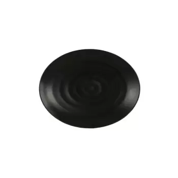 Cal-Mil Hand Thrown 14 x 11 Melamine Platter - Black