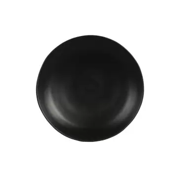 Cal-Mil Hand Thrown 9" Melamine Plate - Black