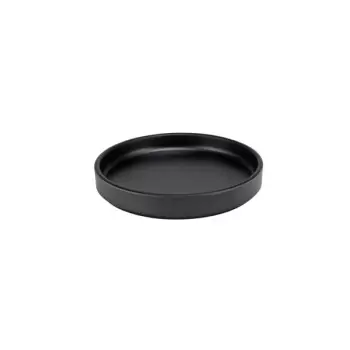 Cal-Mil Hudson - Black 8" Low Rim Melamine Plate